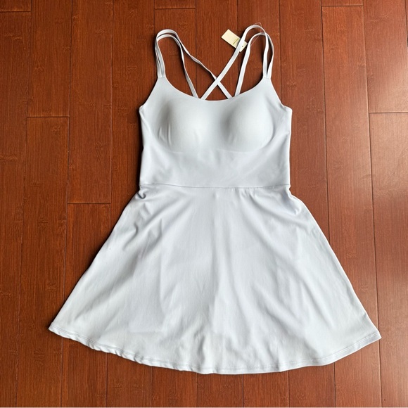 Offline by Aerie Baby Blue Strappy Romper Dress - Picture 1 of 8